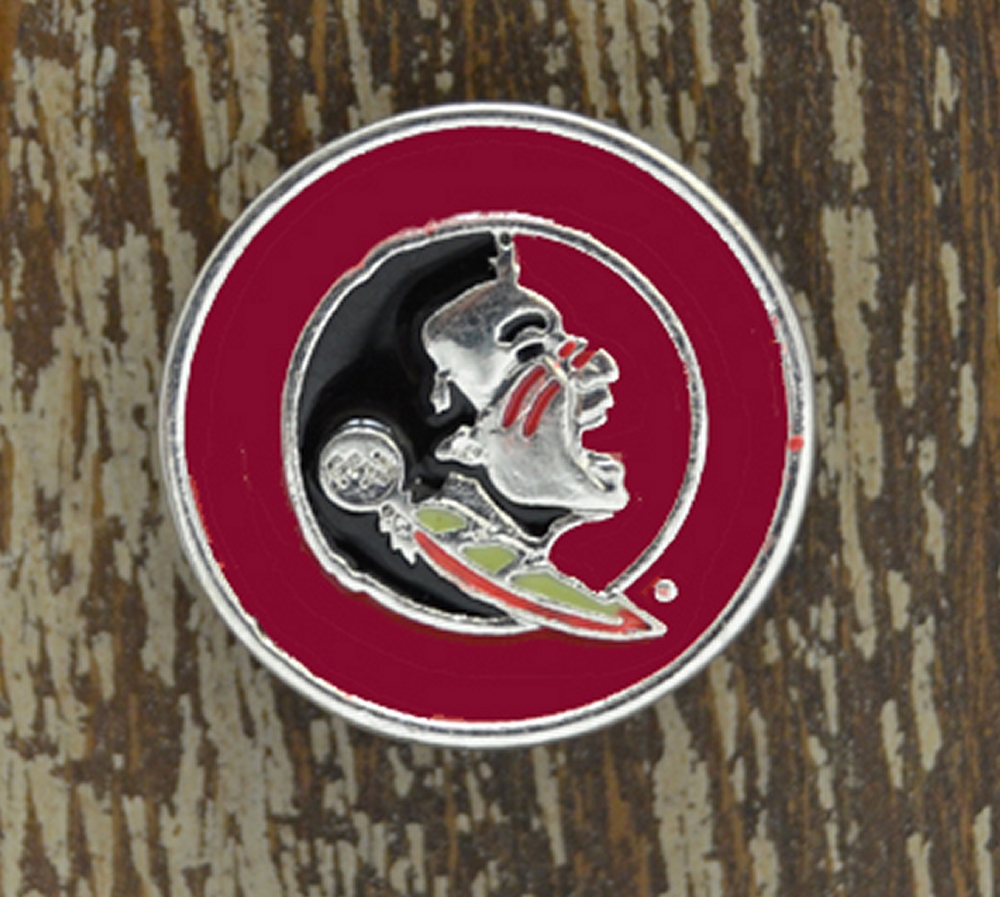 FLORIDA STATE SEMINOLES SNAP CHARM